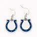 Indianapolis Colts Enameled Team Logo Dangle Earrings