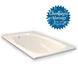 American Bath Factory B5-5603-BX-SP - The Jordan IV Champagne Drop-In Bathtub in Bisque