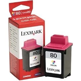 Lexmark N�80 - Cartouche d'encre d'origine - Cyan, magenta, jaune