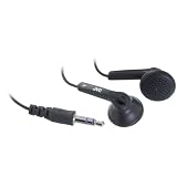 Black Earbud Headphone With Hard case-T47671