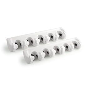 MOP & BROOM HOLDER HOLDS 10 BROOMS OR MOPS - TWIN PACK