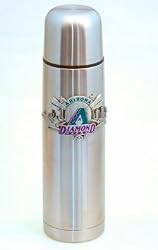 Arizona Diamondbacks Stainless Steel Beverage Thermos Container - MLB Baseball Fan Shop Sports Team Merchandise
