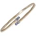 Tanzanite and Diamond Bangle Bracelet
