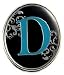 Finders Key Purse Letter D Key Chain