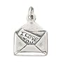 Sterling Silver I Love You Letter Charm