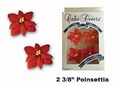 Cake Decors Pastillage Poinsettias