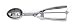 Nor Pro S/S 1.5oz Oval Ice Cream Scoop