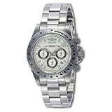 Mens White Dial Invicta Chronograph