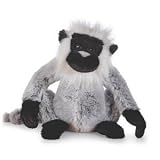 WEBKINZ Grey Langur Pet Of the Month January 2012 + Free 12-Pack Of "AFRIKA" BRITE Kids Silly Bandz Shaped As Popular Jungle Animals Licensed By Pii!!!