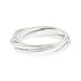 4 Band Sterling Silver Rolling Puzzle Ring