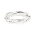 4 Band Sterling Silver Rolling Puzzle Ring