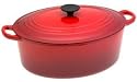 Le Creuset Enameled Cast-Iron 5-Quart Oval French Oven, Red