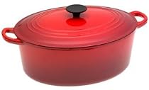 Le Creuset Enameled Cast-Iron 5-Quart Oval French Oven, Red