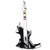Guitar Game Controller for Playstation 2 (Black and Silver)
