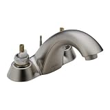 DELTA INNOVATIONS BATHROOM FAUCET IN PEARL NICKEL