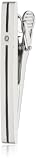 Mens Stainless Steel Diamond Accent Tie Bar