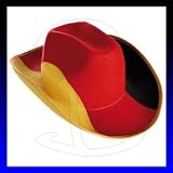 Produkt-Bild: Cowboyhut Deutschland Cowboy-Hut Fu&szlig;ball Fanhut Fanartikel Cowgirl Hut Germany