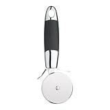 from Kitchen Craft Kitchen Craft Master Class Soft Grip Short Handled Pizza Cutter, Stainless Steel (Model MCSGPC)