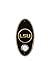 NuTone CP2LSAB College Pride Louisiana State University Door Chime Pushbutton, Antique Brass