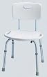`Bath & Shower Seat w/Back Adjustable Carex