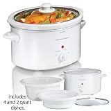 31PQzU0WVCL. SL160  Hamilton Beach 4 Piece Slow Cooker 33148