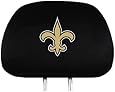 NFL New Orleans Saints Logo Car Seat Head Rest Covers, Pair