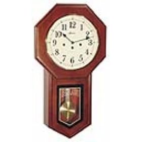 Keywound Cherry Schoolhouse Wall Clock 8130-K by Loricron Clocks by Keywound Cherry Schoolhouse Wall Clock 8130-K by