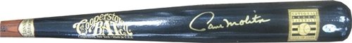 Paul Molitor Autographed/Hand Signed Commemorative Hall of Fame Bat
