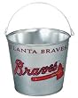 Atlanta Braves Metal Pail - Baseball Sports Merchandise