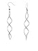 Sterling Silver Twist Drop Earrings