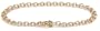 14k Yellow Gold 4mm Charm Bracelet, 7"