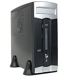 4-Bay 20-Pin mATX Case w/230W PS/ Light/Handle (Black)