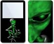 Abduction Green Design Skin Decal Sticker for Apple iPod video 30GB/ 60GB/ 80GB Player