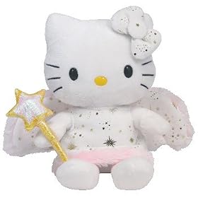 Ty Beanie Baby Peluche Hello Kitty Gold Ange