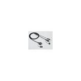 JVC KS-U29 - iPod audio / video / data cable - Apple Dock connector (M) - 4 pin USB Type A, mini-phone 3.5 mm (M)