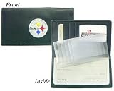 Pittsburgh Steelers NFL Embroidered Leather Checkbook Cover