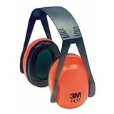 3M 1435 Gen Purpose Ear Muff, Lightweight Ear Cup w/Comfortable Headband,23dB NRR
