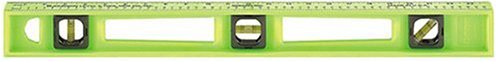 Johnson Level & Tool 7724-L 24-Inch Glo Lime Structo-Cast Level w/Rule