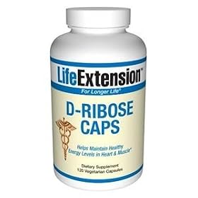 Life Extension, D-RIBOSE VEGAN 120 CAPS