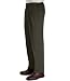 Wrinkle-Resistant Cotton Twill with Side Elastic Pleated Pants