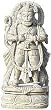 ShalinCraft Hindu God Hanuman Stone Sculpture from India 3.5 x 2.5 x 8 inches (sos101)