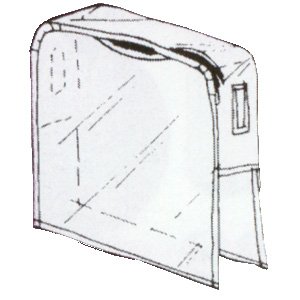 Amf Beauty Products Chair-back Cover # G 142 Round Corner With Opening For Neck Rest