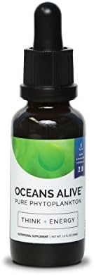 Oceans Alive 2.0, Pure Marine Phytoplankton Liqiud, Non-GMO, Vegan 1 oz (Green)