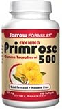 Primrose 500 + Gamma Tocopherol 507 mg 100 Softgels ( Cold Pressed Hexane Free ) Jarrow Formulas