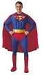 ORIGINAL Licensed Adult Deluxe Superman Costume with Muscle Chest too! Like a cryptonite hit!