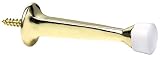 Rigid Door Stop, 3 Brass