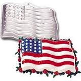 Wilton US American Flag Cake Pan Mold