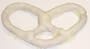 Scott's Cakes 1 lb. Double Dipped White Chocolate Covered Pretzels in a Small Heart Tin