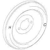 MOEN 97491BN Escutcheon for Monticello Posi-Temp Single Handle Tub/Shower Faucet, Brushed Nickel