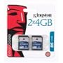 Kingston 4 GB Class 4 SDHC Flash Memory Card 2-Pack SD4/4GB-2P